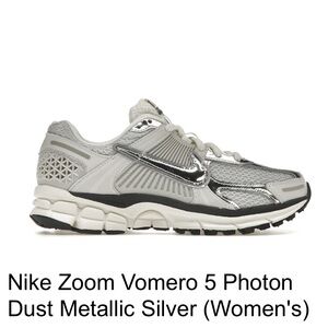 Nike Zoom Vomero 5 Women's Shoes - Metallic Silver